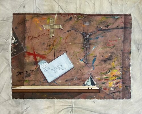 Dear Ron (Ghost Car) par Ben Bergstein, Peinture en vente sur Singulart