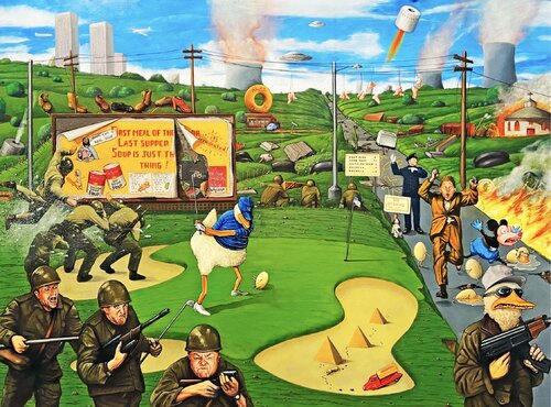 Soup is Just the Thing by Ben Bergstein, Painting for Sale on Singulart