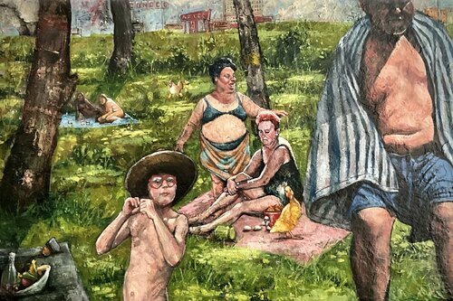 A Saturday Afternoon on the Volga by Ben Bergstein, Painting for Sale on Singulart