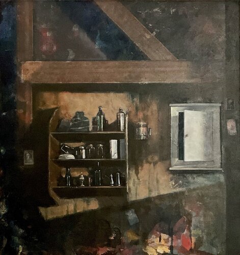 Basement Still Life by Ben Bergstein, Painting for Sale on Singulart
