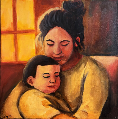Held In The Light van Lyz Dizon, Schilderij te koop op Singulart