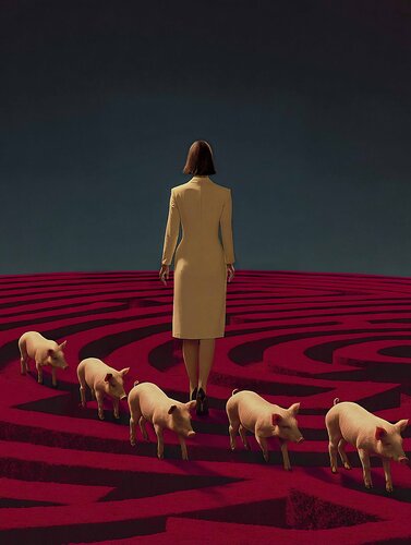 Pigs von Federica Rodella, Digital kaufen auf Singulart