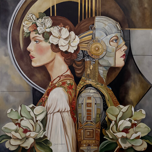 Access Code de Joanna Szumska, Pintura a la venta en Singulart