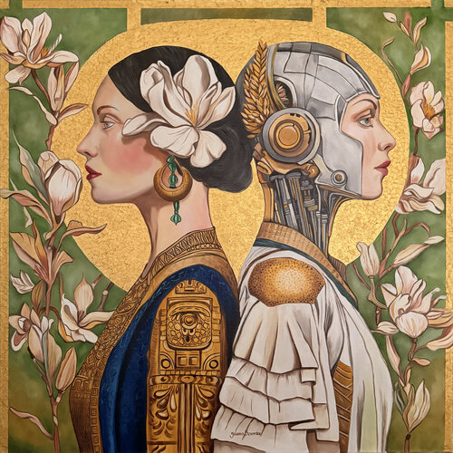 Access Code III von Joanna Szumska, Malerei kaufen auf Singulart