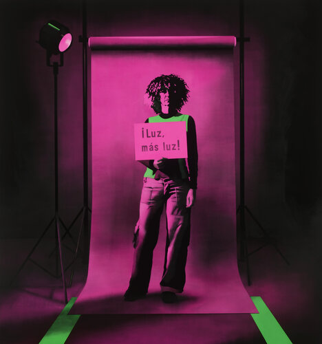 LUZ, MÁS LUZ. De la serie PENSAMIENTOS DESPEINADOS de Carolina Ferrer Juan, Pintura a la venta en Singulart
