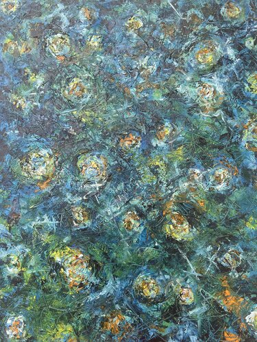 Suspended Between Holding & Release - Fragments of Inner Light von Celia Ko, Malerei kaufen auf Singulart