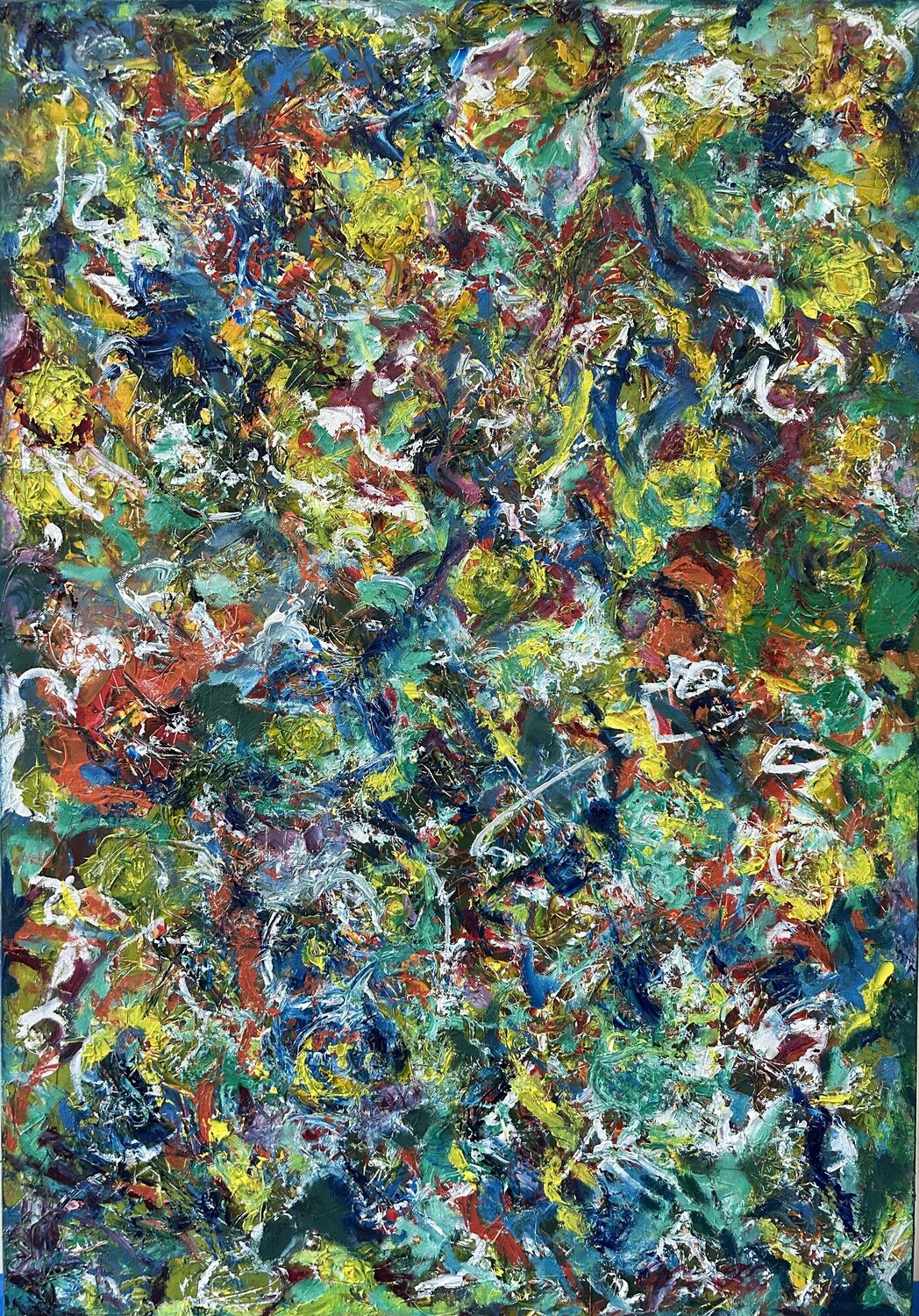 "First Light of Feeling" from Love to Compassion Series Work No. FLC-03 Celia Ko Originalgemälde zu verkaufen