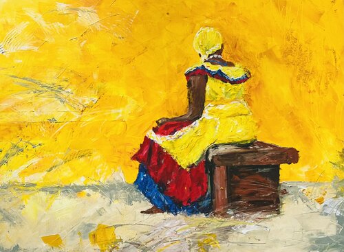 A Moment In The Sun von Sherin Qadir, Malerei kaufen auf Singulart