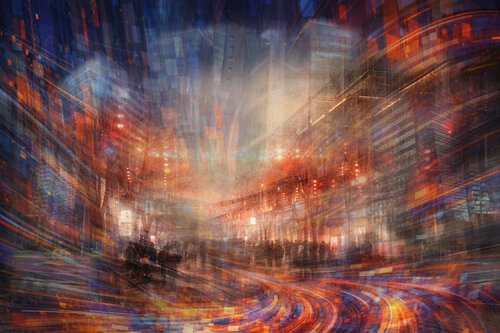 Modern China 2 Beijing 3 by Alana James, Digital for Sale on Singulart