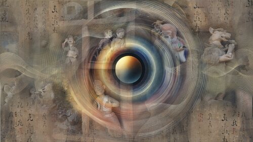 Chinese Patterns Evolving by Alana James, Digital for Sale on Singulart