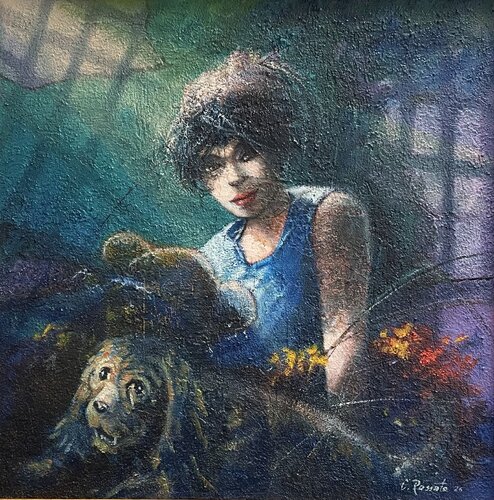 Pausa meditativa par Claudino Rossato, Peinture en vente sur Singulart
