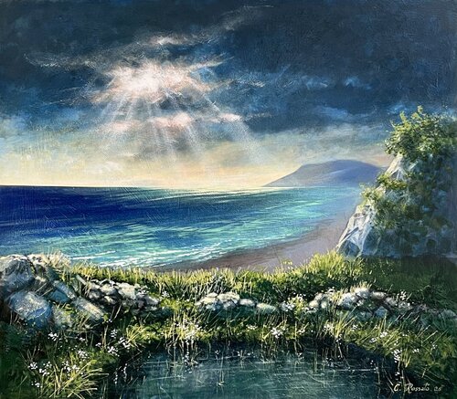 Verso il mare by Claudino Rossato, Painting for Sale on Singulart