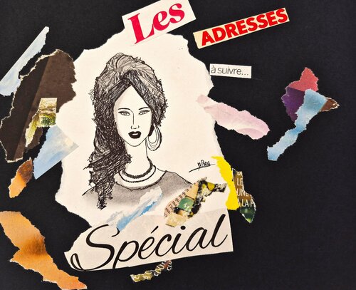 Les adresses à suivre von Nathalie REY, Werk auf Papier kaufen auf Singulart