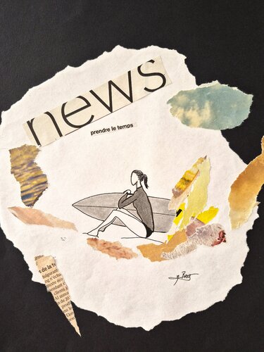 Prendre le temps by Nathalie REY, Work on Paper for Sale on Singulart