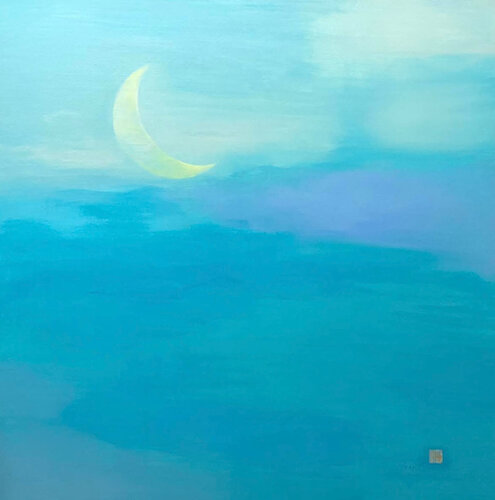 Moon Tide by Le Ha, Painting for Sale on Singulart