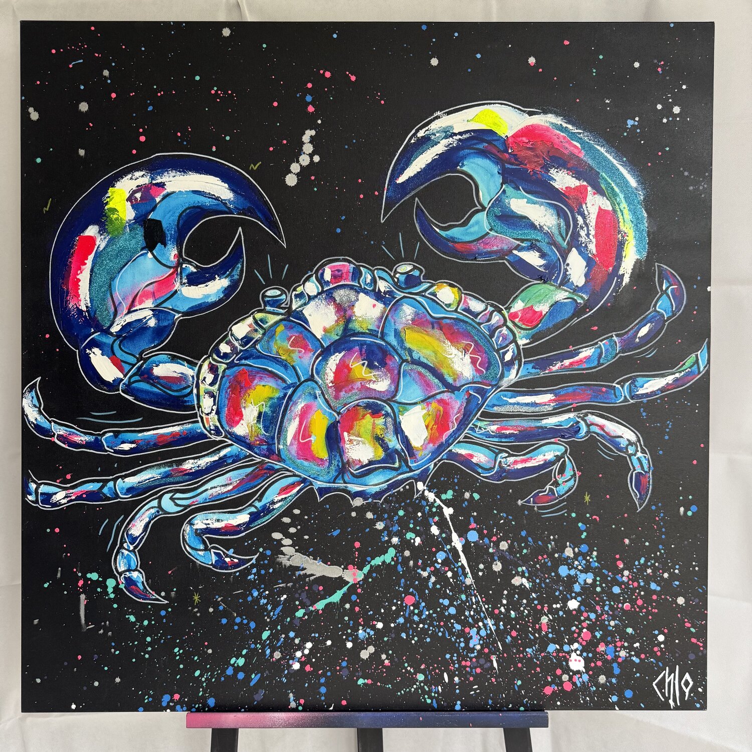 Cancer CHLO COLOR ART Dipinto originale in vendita