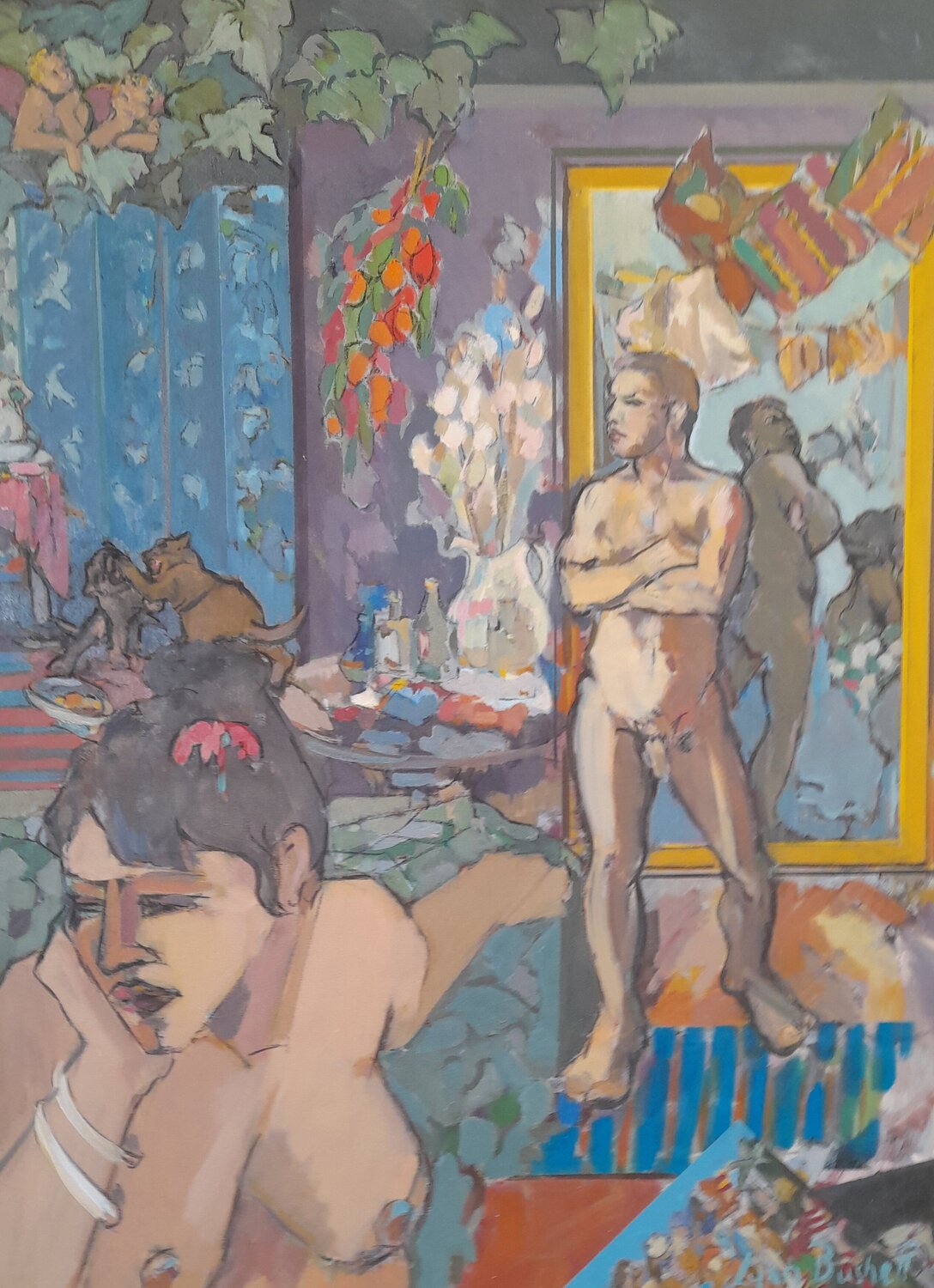 "No True Reflection" Lynn Bushell Pintura original en venta