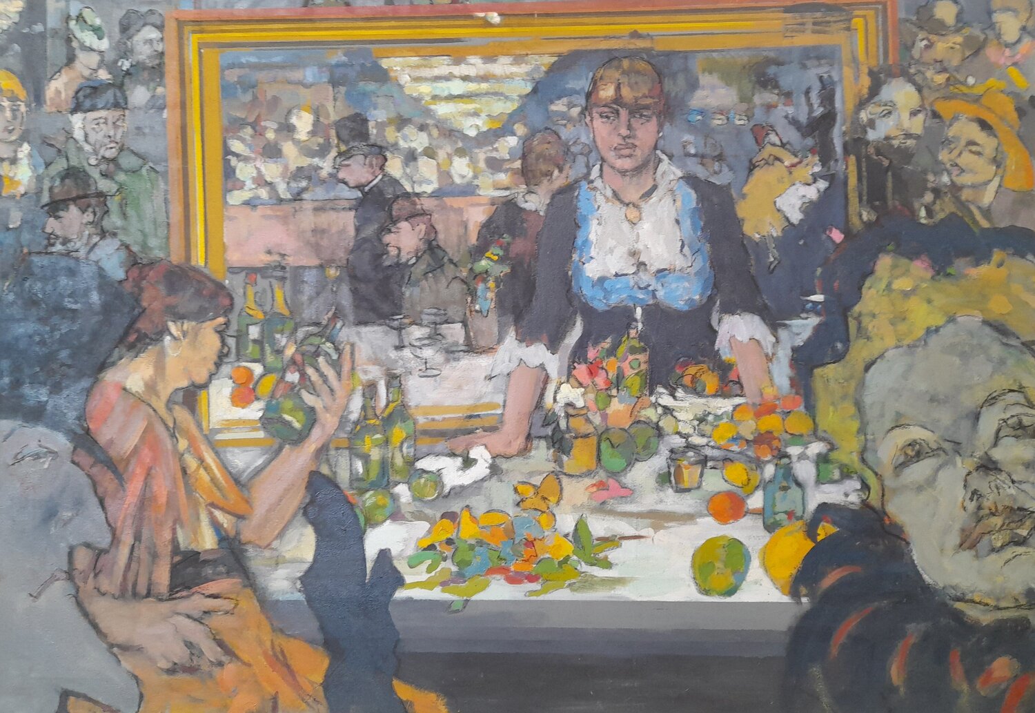 When Vincent Met Henri Lynn Bushell Dipinto originale in vendita