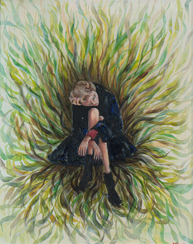 Melancholy van Alona Petliarska, Schilderij te koop op Singulart