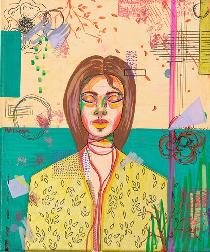 Inner Bloom by Alona Petliarska, Painting for Sale on Singulart