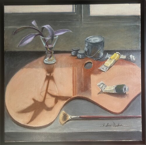 Reflection on Palette 1 van Andrew Weber, Schilderij te koop op Singulart