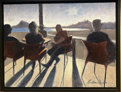 A la Caída del Sol by Andrew Weber, 회화 for Sale on Singulart