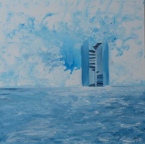 stairway to heaven van Susanne Fritsch, Schilderij te koop op Singulart