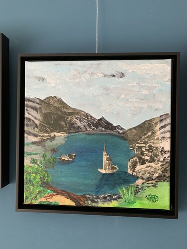 3 Generationen Bild Radierung/Acryl Heiligenblut von Susanne Fritsch, Malerei kaufen auf Singulart