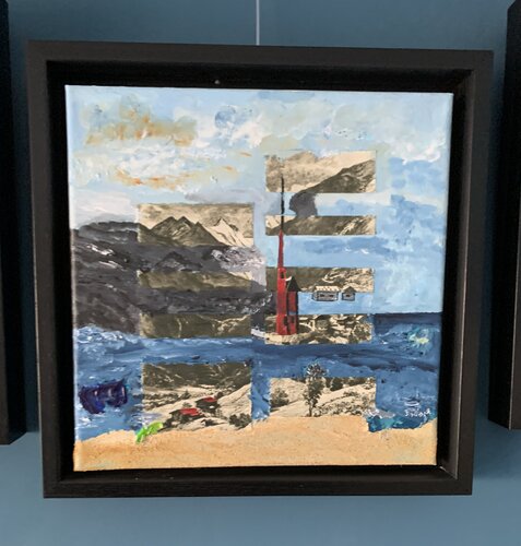 3 Generationen Bild Radierung/Acryl  Heiligenblut von Susanne Fritsch, Malerei kaufen auf Singulart