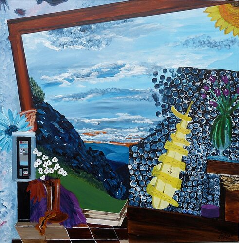 Raumwunder by Susanne Fritsch, Painting for Sale on Singulart