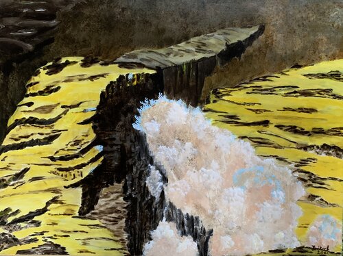 Neuseeland 1 by Susanne Fritsch, 회화 for Sale on Singulart