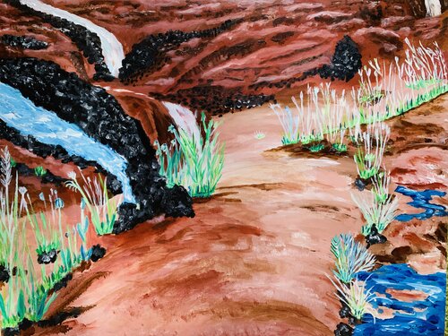 Neuseeland 3 by Susanne Fritsch, 회화 for Sale on Singulart