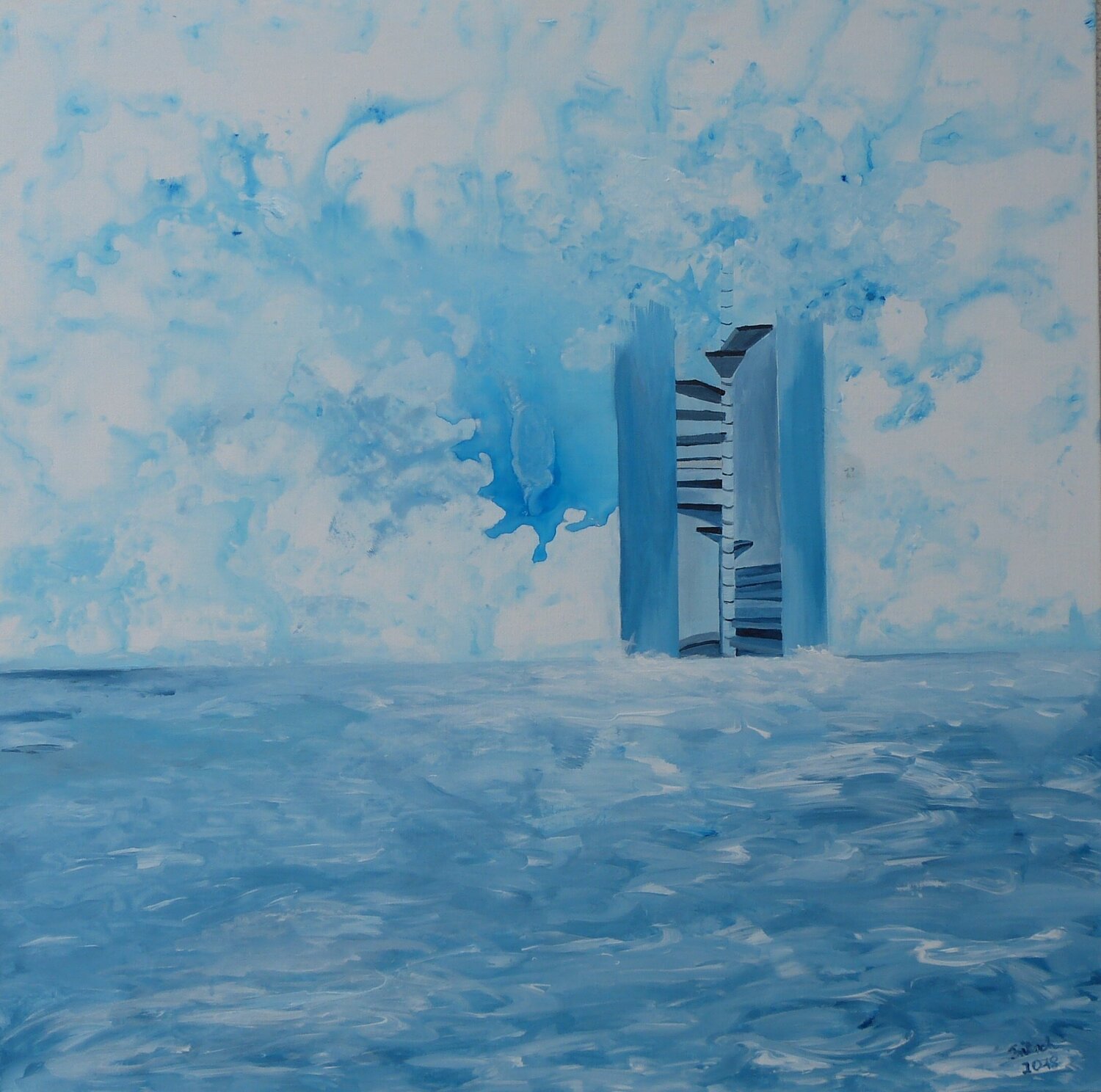 stairway to heaven Susanne Fritsch Originalgemälde zu verkaufen