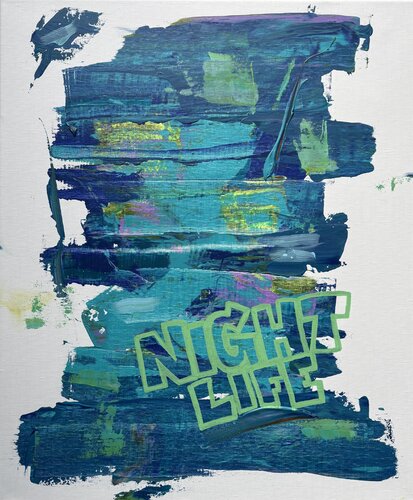 WAKAW - NIGHT LIFE von Patrick Konschak, Malerei kaufen auf Singulart