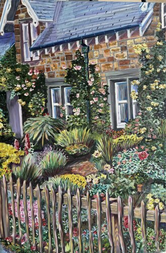 Scottish Garden di Neal Benham, Pittura in vendita su Singulart