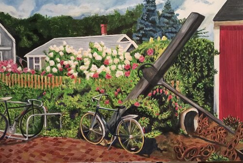 Martha's Vineyard Bike Park by Neal Benham, 油畫 for Sale on Singulart