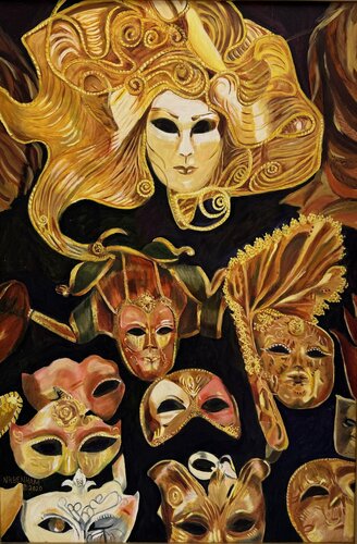 WAITING FOR EYES van Neal Benham, Schilderij te koop op Singulart