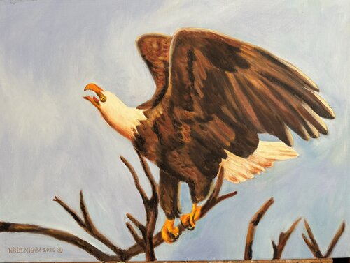 LOOK AT ME van Neal Benham, Schilderij te koop op Singulart