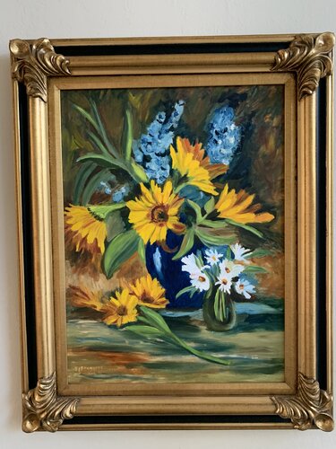 FLOWERS di Neal Benham, Pittura in vendita su Singulart