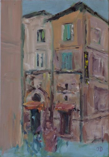 Vecchio Hotel by Ines Renate Döllert, Painting for Sale on Singulart