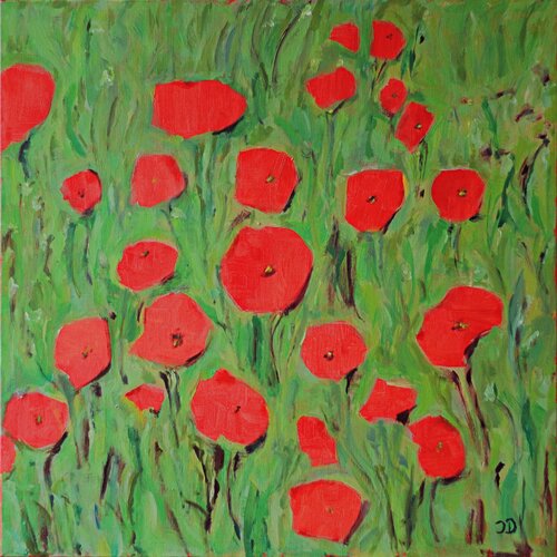 Rosso effimero III by Ines Renate Döllert, Painting for Sale on Singulart