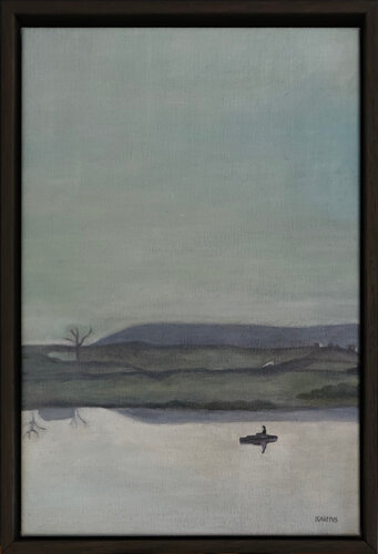"Soonertime — Silent Lake" di Ignacio Lorenzo Torets, Pittura in vendita su Singulart