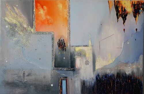 “The Market of Truth” von Mzia Lekishvili, Malerei kaufen auf Singulart