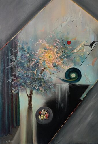 ,,Fate" by Mzia Lekishvili, Painting for Sale on Singulart