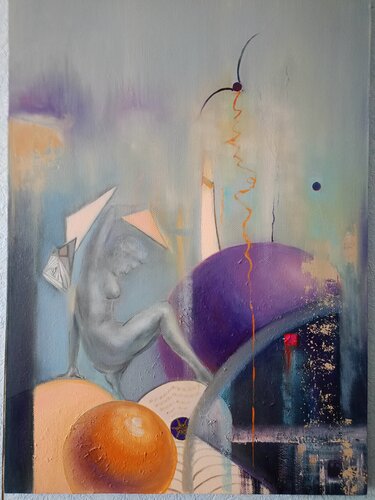 “We Should Be Moving again, not yet,, von Mzia Lekishvili, Malerei kaufen auf Singulart