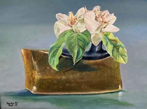White Flowers by Fari Ali, Painting for Sale on Singulart