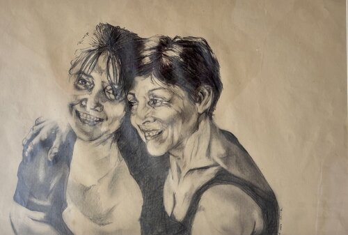 Anche se il tempo ci divide... ci ritroveremo de Emilie VAS, Dibujo a la venta en Singulart