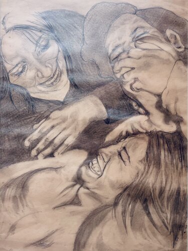 Les trois grâces de Emilie VAS, Dibujo a la venta en Singulart