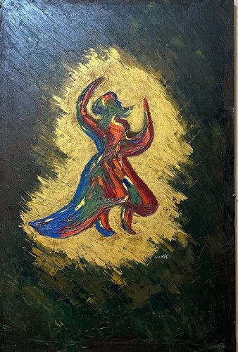 Jhoom di Zoobia Arif, Pittura in vendita su Singulart