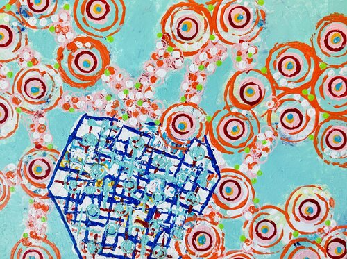 Boom-Boom Bloom van Susan Reiss, Schilderij te koop op Singulart